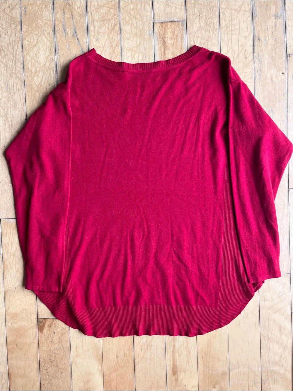Cyrus Red Lightweight Soft Casual Chic Knit Sweater Size 1X - Picture 5 of 8